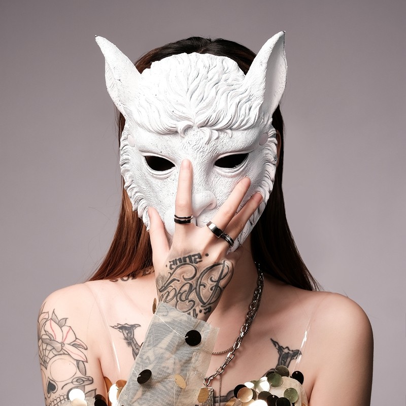 Dovetailed Butterfly Home Cartoon Animal Mask Lion Golden Hooded Singing To The Song King Net Red Live Anchor Shake Mask-Taobao