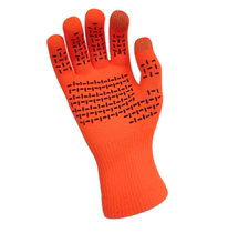 Wear fit ThermFit beautiful slave wool Neri waterproof knit gloves (touch screen) DG326TS-BO