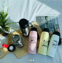 Korean childrens water bottle stainless steel water bottle 5 colors (black gray powder white yellow)