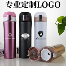 Business Customized Insulation Cups Lettering Men And Women Advertising Cups Stainless Steel Vacuum Wholesale Gift Water Glass Imprint LOGO