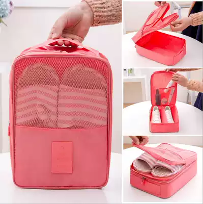 Outdoor business travel shoes storage bag portable travel shoe box storage bag