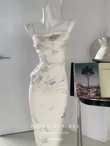 [Гао Дингру только с этим магазином!】 Poshepose Gao Dingru [Magnolia] платье