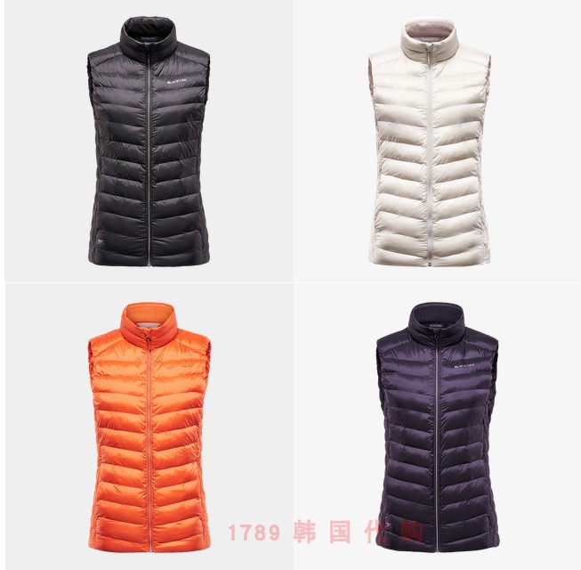 Black Yak Black Yak 1789 Korea 1BYVSW9505 Woman Velvet Outdoor Feather Velvet Verse Verse Verse Verse