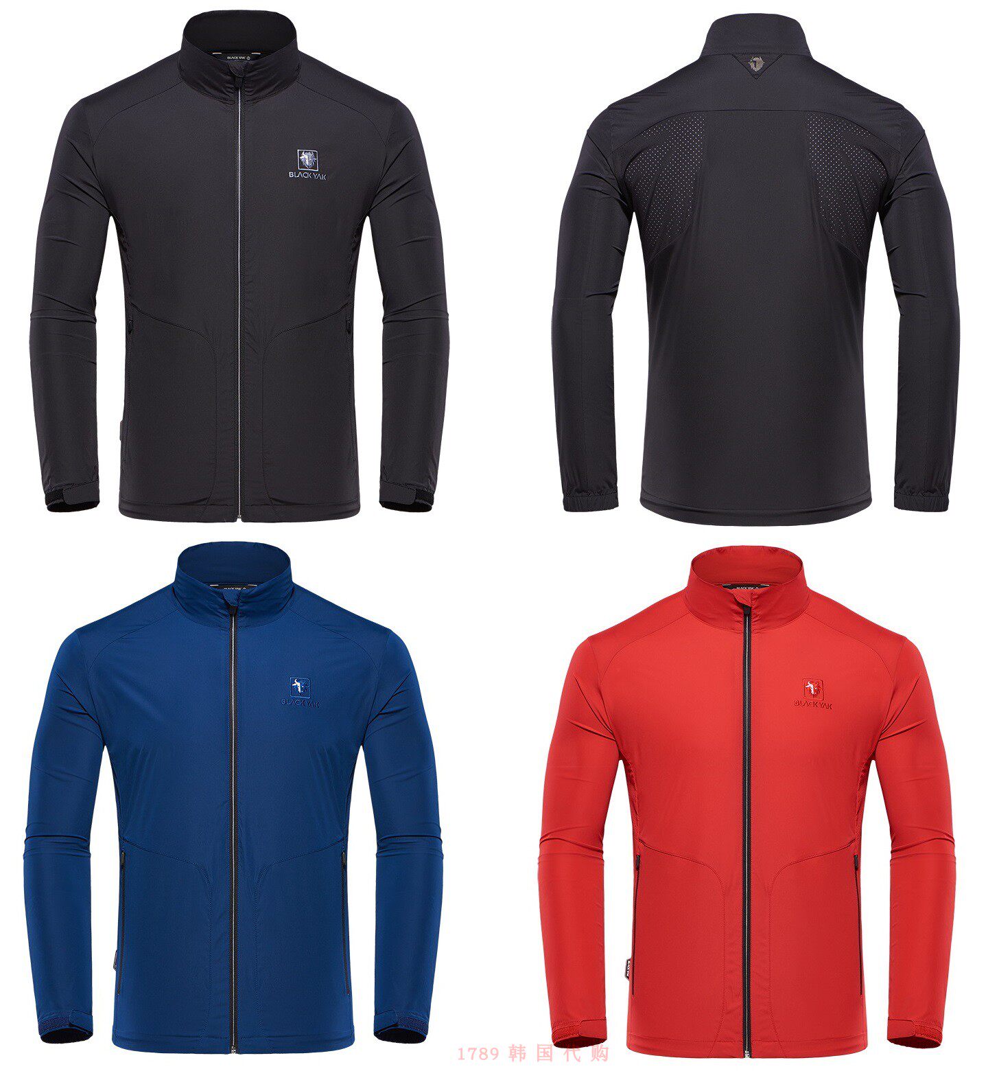 Black Yak Black Yak 1789 Korea 1BYJKM8011 Men's Outdoor Sports Windbreaker