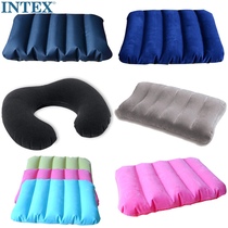 Original INTEX children adult pillow inflatable pillow camping pillow leisure cushion afternoon pillow neck pillow