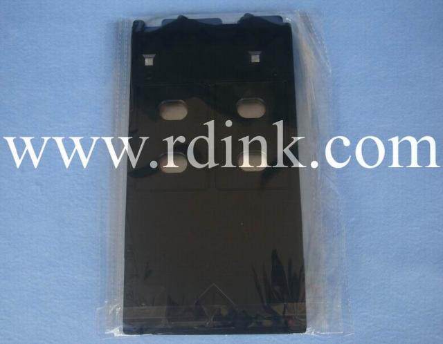 PVC card tray for Epson R210230 printer hand push card tray black one for two