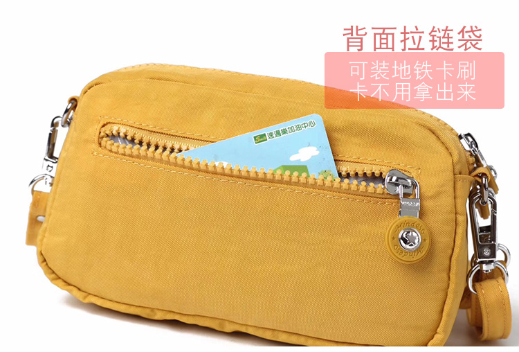 Mini Messenger Bag Phụ nữ Ví nhẹ Thẻ chống nước Gói còng đôi Túi hộ chiếu Màn hình lớn Túi điện thoại di động Mới túi đựng điện thoại da thật
