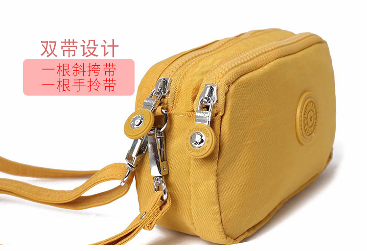 Mini Messenger Bag Phụ nữ Ví nhẹ Thẻ chống nước Gói còng đôi Túi hộ chiếu Màn hình lớn Túi điện thoại di động Mới túi đựng điện thoại da thật