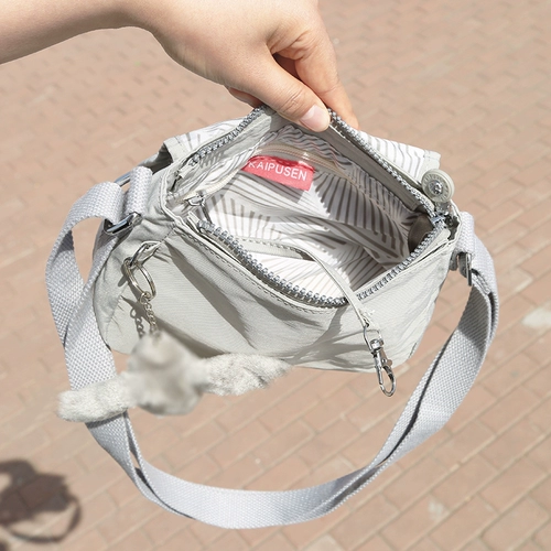 Небольшая сумка, раскладная трендовая нейлоновая маленькая сумка через плечо для отдыха