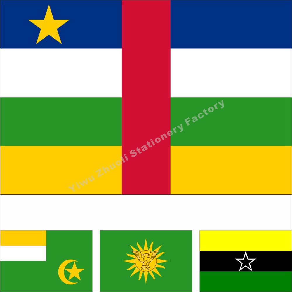 0 China-Africa Flag Historical Flag Bokas Empire Flag Various sizes can be set to be made
