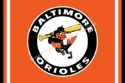 MLB Baltimore Orioles Flag MLB Baltimore Orioles Flag Bóng chày