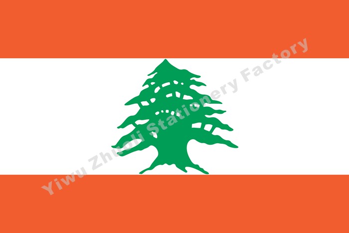 Lebanese flag Lebanon flag4 Number of specifications 144X96cm World flags on sale