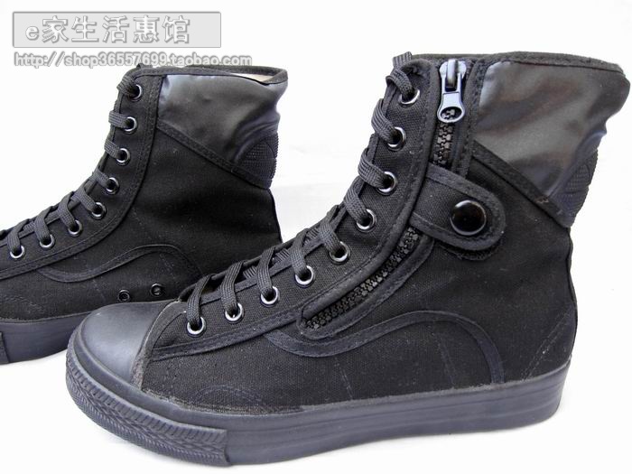 Boots militaires pour homme en toile - Ref 1402486 Image 13