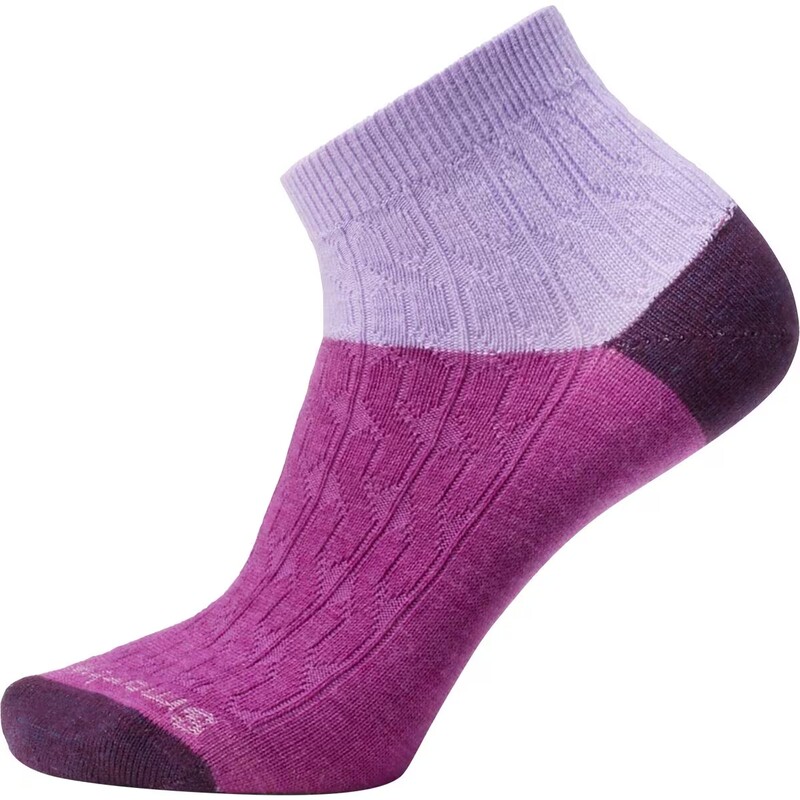 Smartwool Everyday Women's Cable American-Made Zero-Shock Ultra-Thin Merino Wool Socks