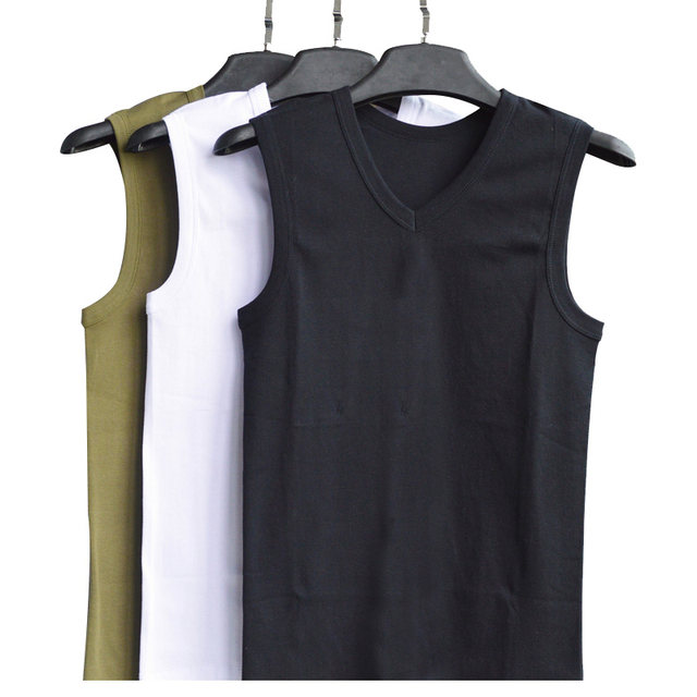 Summer trend sports hurdle wide shoulder vest ຜູ້ຊາຍຂອງຝ້າຍບໍລິສຸດ vest elastic ນັກສຶກສາຫນຸ່ມໃກ້ຊິດ vest ບາງໆ