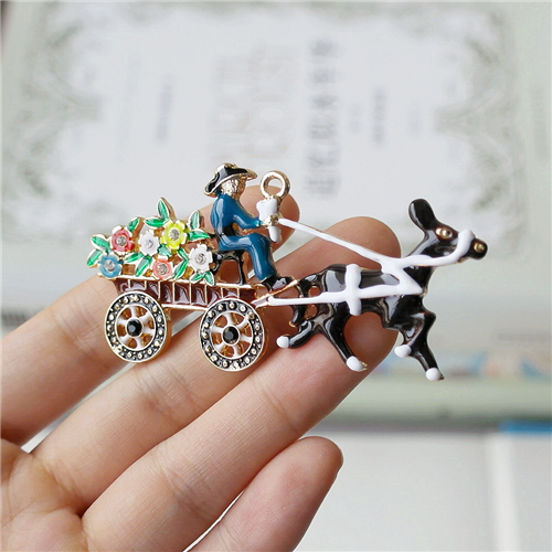 Broche en Alliage argent plaqué or - Ref 1187057 Image 7