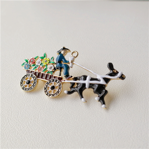Broche en Alliage argent plaqué or - Ref 1187057 Image 11
