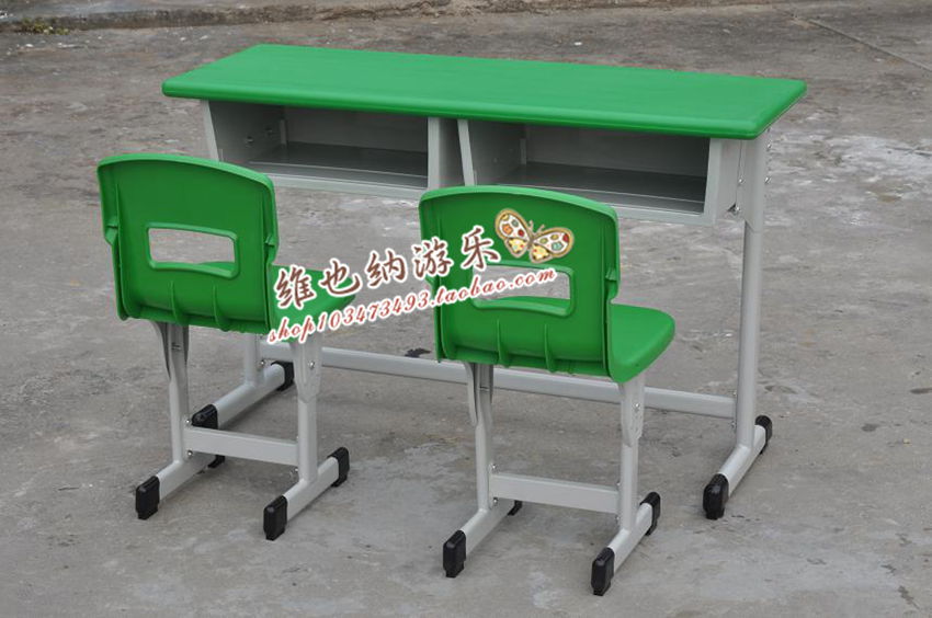 Kindergarten plastic class table and chairs series lifting type single class stool table plastic leaning back chair stool complete set desk