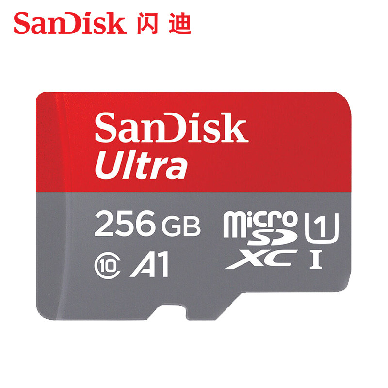 Sandisk Tf Card 256g Memory Card High-Speed Switch Game Console Memory Card 128g Mobile Phone Monitoring Universal Sd Card