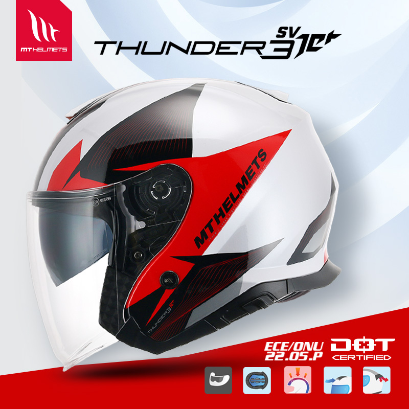 Spain MT summer motorcycle helmet men and women double lens half helmet motorcycle helmet electric motorcycle helmet