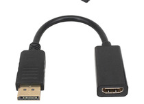 Big dp to hdmi adapter DisplayPort to hdmi black and white color