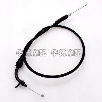 Suitable for denwei qs125-3a steel cable throttle cable