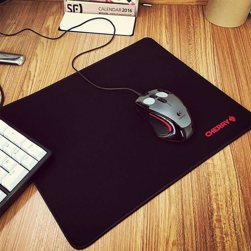 Cherry Cherry competitive game mouse pad oversized thickened lock edge Computer office household desk pad Small large