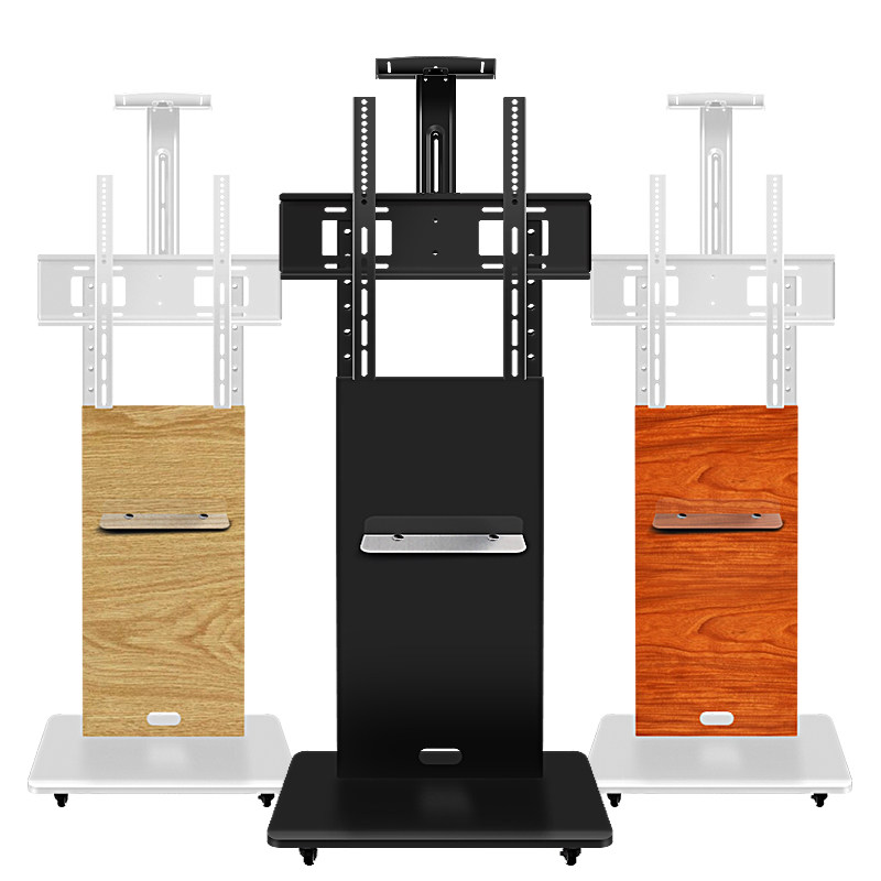 Universal Tv Cart Floor-Standing Mobile Stand No-Drill Tv Mount 32/50/55/65/70/75