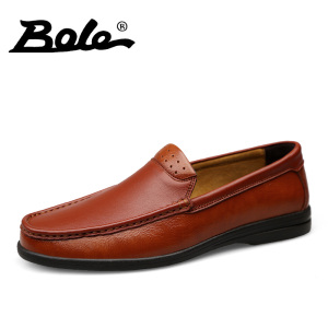 2019新款豆豆鞋男真皮春秋男士休闲