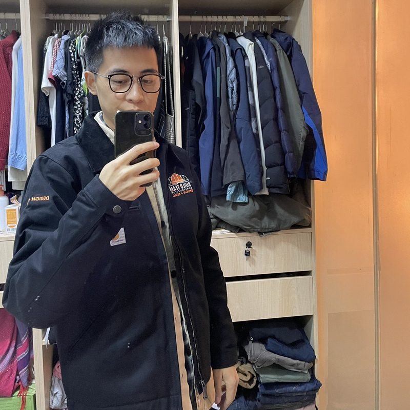 Carhartt 103828 Carhartt Mainline Detroit Jacket Interstellar Journey J001 Iteration Autumn/Winter Thick Version