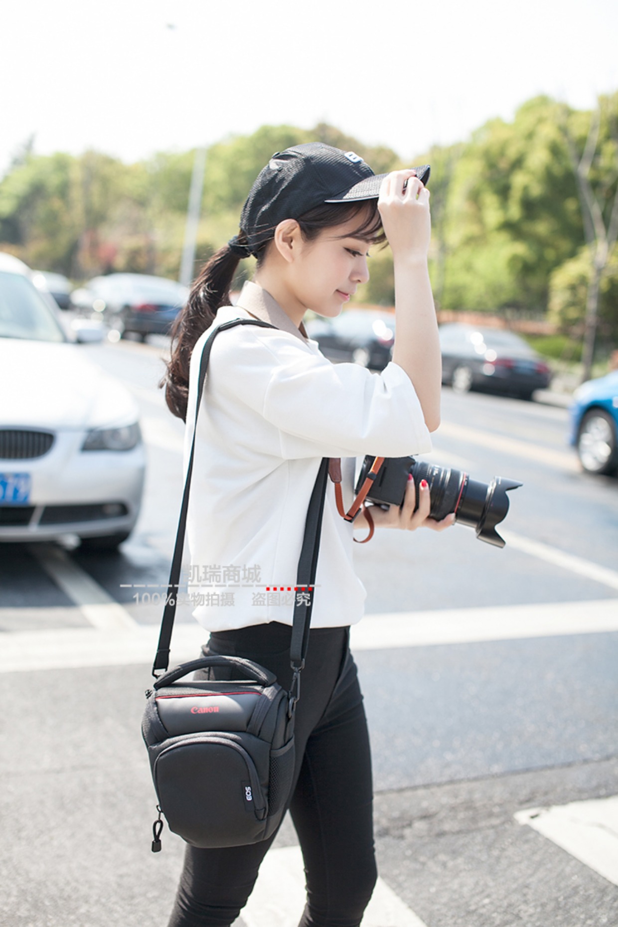 Original Canon SLR túi máy ảnh tam giác 80D6D70D6D2 camera cầm tay túi vai 77D750D800D - Phụ kiện máy ảnh kỹ thuật số balo lowepro