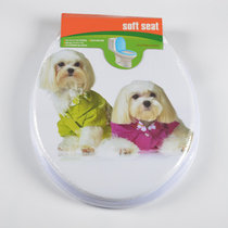PVC sponge soft seat toilet cover foreign trade original single thickened soft soft package toilet seat toilet seat toilet plate