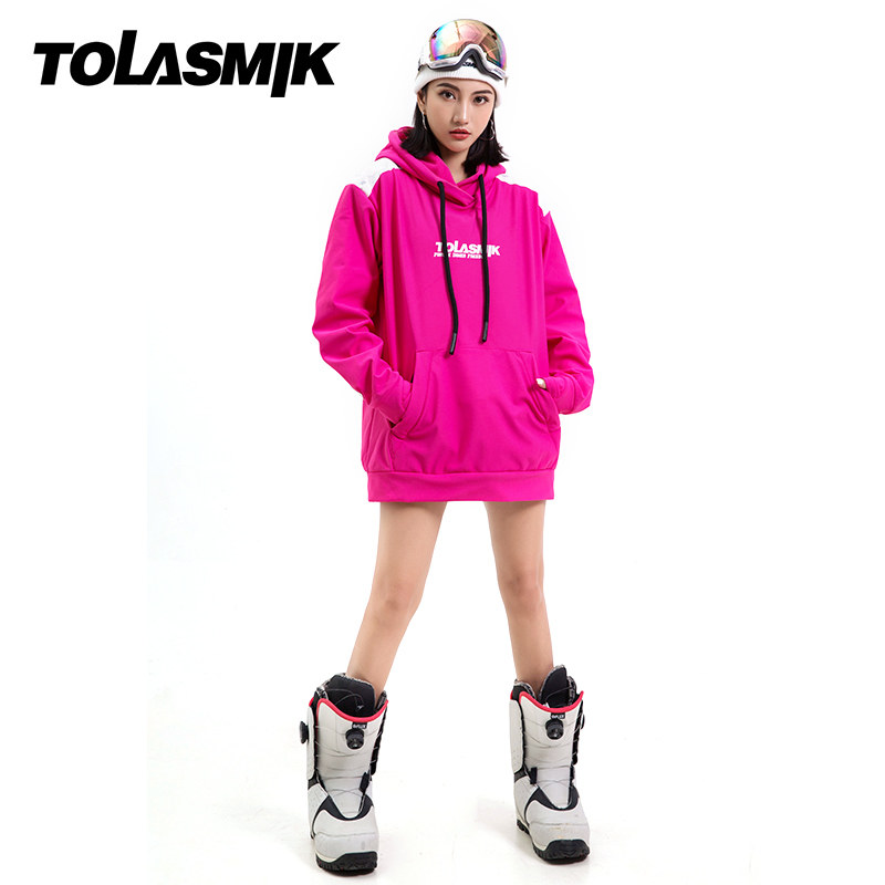 TOLASMIK waterproof sweater Japanese and Korean ski suit HOODIE