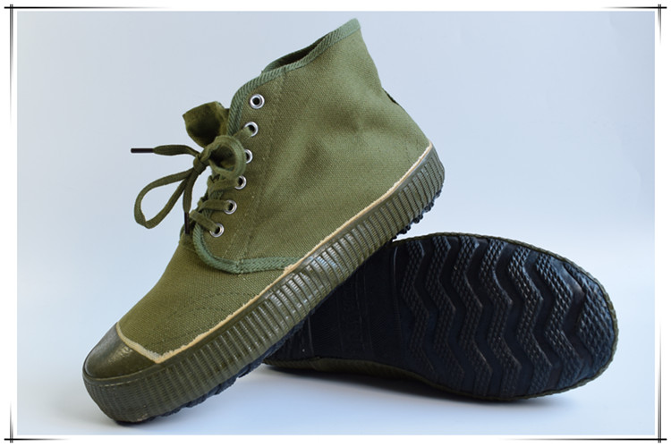 3537 old-fashioned giải phóng giày nam giới và phụ nữ đích thực cao su giày quân xanh vàng sneakers canvas nông dân trang web giày thoáng khí giúp đỡ cao giày the thao nam nike