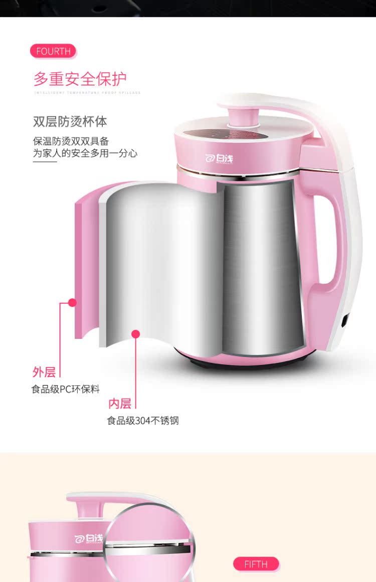 máy xay sữa hạt ranbem Máy ép sữa đậu nành tự động chính hãng đa chức năng vắt trái cây và máy ép rau quả máy làm nóng hạt đậu sẽ chèo cho bé máy dán gạo máy làm sữa hạt geming