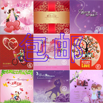 Wedding CD CD DVD box wedding single and double piece wedding CD box DVD box bag 50