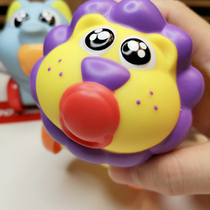 Italian music baby elephant lion cute animal Q version onomatopoeia sound baby calming hand push sliding