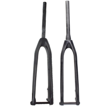 Full carbon fiber mountain bike straight tube tapered tube thru-axle disc brake front fork 28 60mm riding equipment 26 inches