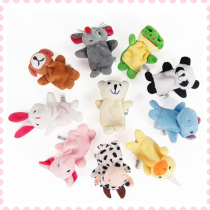 Storytelling plush small animal toy hand fingertip Puppet infant Early-taught Puzzle Parenting Interactive Courtesy DIY new product