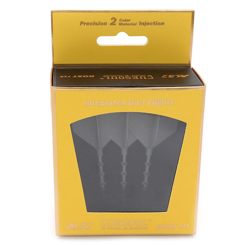 товар из китая rost t19飞镖尾翼双色镖叶耐用配件飞标一体固定尾巴标翼多色2ba Wei Masi