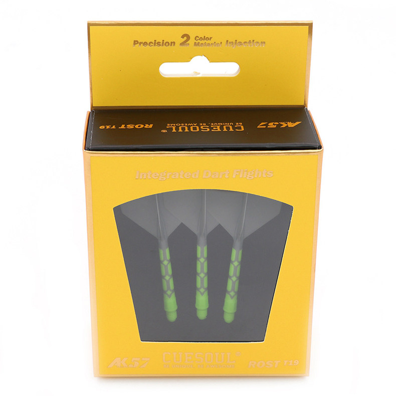 товар из китая rost t19飞镖尾翼双色镖叶耐用配件飞标一体固定尾巴标翼多色2ba Wei Masi
