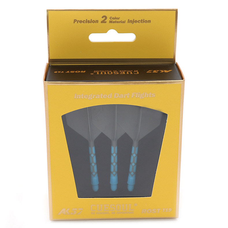 товар из китая rost t19飞镖尾翼双色镖叶耐用配件飞标一体固定尾巴标翼多色2ba Wei Masi
