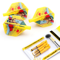 Professional combined portable dart pole wing 360 rotation set beauty dart leaf flying standard tail wing spring dart pole