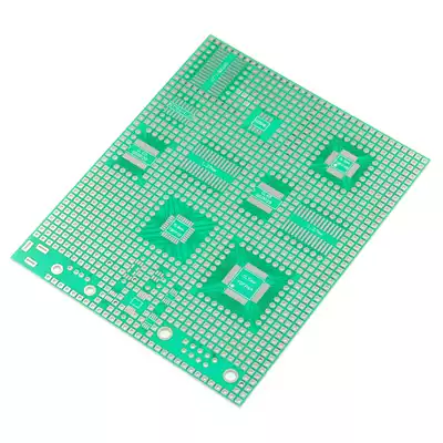 SMD universal board 9*11cm QSOP QFP DIP single chip adapter experimental board PCB board hole board