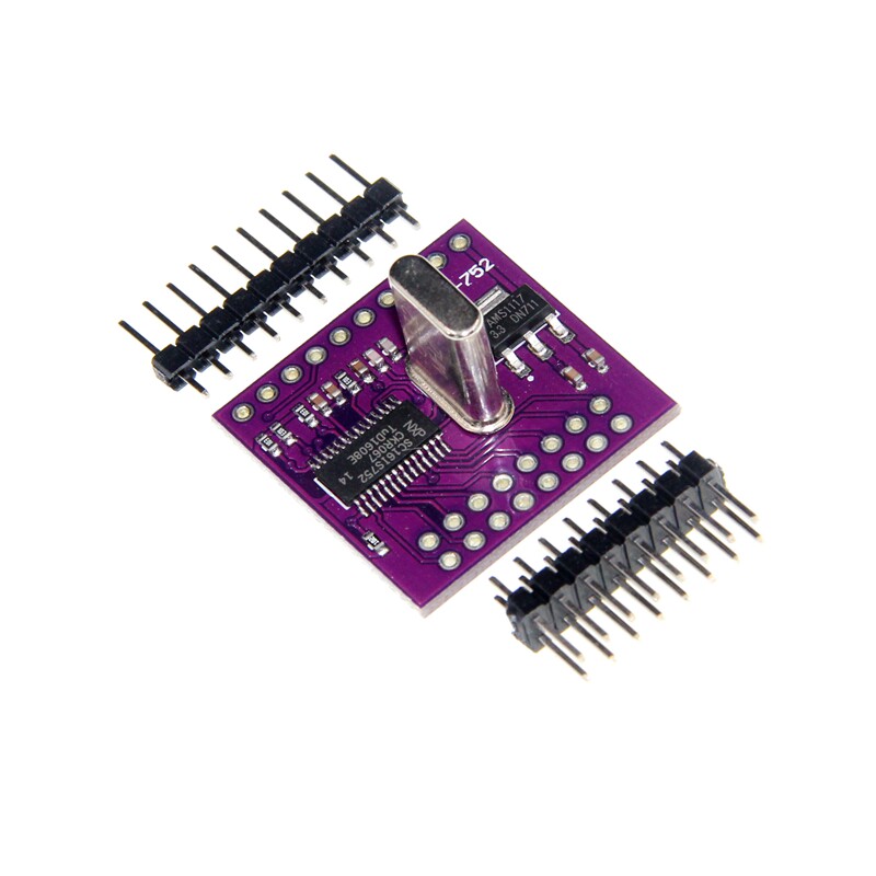 MCU-752 SC16IS752 I2C/SPI 总线接口 转 双通道 UART 转换模块