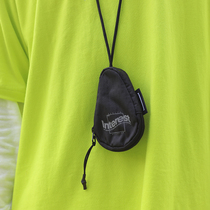 SUELTA Tide Brand Street key bag men and women lightweight ultra-thin nylon mini fabric small coin wallet creative color