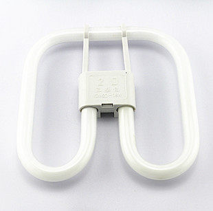 Three - color energy saving lamp 4 pin butterfly ceiling lamp PL-2D 21W 38W butterfly tube lighting tube