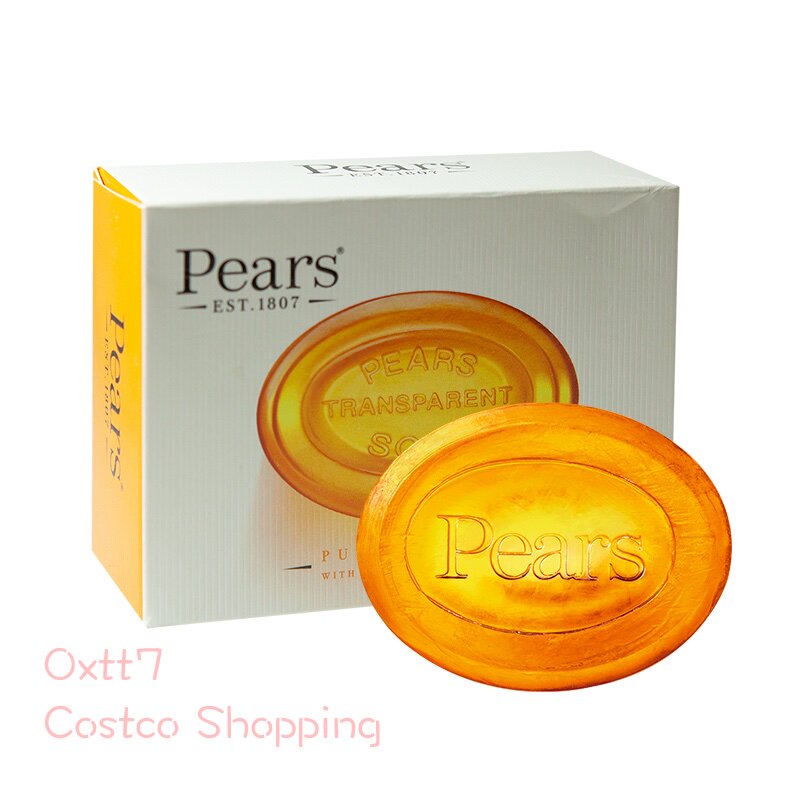 Shanghai Costco Kaishike pear brand amber orange essential oil moisturizing crystal soap 100g*12 pieces