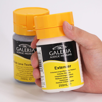 Windsor Newtons acrylic medium matte mask light agent slow-drying gum shaped balm gravel texture black lava glass beads