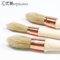 Huiyoumei 720 pig Mane round head round Rod log pole oil painting Pier 13 18 21 Acrylic paint brush